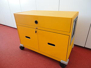 Vitra Rollcontainer Pick Up gelb